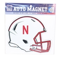 Nebraska Speed Helmet Magnet Nebraska Cornhuskers, Nebraska Stickers Decals & Magnets, Huskers Stickers Decals & Magnets, Nebraska Helmet Magnet Nebraska 6 inch, Huskers Helmet Magnet Nebraska 6 inch