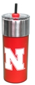 Nebraska Stainless Steel Tumbler N Straw Nebraska Cornhuskers, Nebraska  Kitchen & Glassware, Huskers  Kitchen & Glassware, Nebraska  Game Room & Big Red Room, Huskers  Game Room & Big Red Room, Nebraska  Tailgaiting, Huskers  Tailgaiting, Nebraska Vehicle, Huskers Vehicle, Nebraska Nebraska N Stainless Steel Harry Tumbler With Straw Neil Enterprises, Huskers Nebraska N Stainless Steel Harry Tumbler With Straw Neil Enterprises