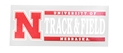 Nebraska Track And Field Vinyl Decal Nebraska Cornhuskers, Nebraska Stickers Decals & Magnets, Huskers Stickers Decals & Magnets, Nebraska All Sports, Huskers All Sports, Nebraska Nebraska Track And Field Vinyl Decal SDS Designs, Huskers Nebraska Track And Field Vinyl Decal SDS Designs