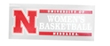 Nebraska Womens Basketball Vinyl Decal Nebraska Cornhuskers, Nebraska Stickers Decals & Magnets, Huskers Stickers Decals & Magnets, Nebraska Basketball, Huskers Basketball, Nebraska Nebraska Womens Basketball Vinyl Decal SDS Designs, Huskers Nebraska Womens Basketball Vinyl Decal SDS Designs