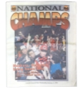 Osborne Signed 1994 National Champs Lincoln Journal Star Fan Section 