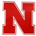 Steel Iron N Logo Nebraska Cornhuskers, Nebraska  Game Room & Big Red Room, Huskers  Game Room & Big Red Room, Nebraska Steel N logo Sign 12 inch AStS, Huskers Steel N logo Sign 12 inch AStS