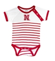 Striped Nebraska Shoulder Snap Onesie Nebraska Cornhuskers, Nebraska  Infant, Huskers  Infant, Nebraska Striped Nebraska Onesie, Huskers Striped Nebraska Onesie