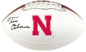 Tom Osborne Signed Nebraska N Football Nebraska Cornhuskers, husker football, nebraska cornhuskers merchandise, husker merchandise, nebraska merchandise, husker memorabilia, husker autographed, nebraska cornhuskers autographed, Tom Osborne autographed, Tom Osborne signed, Tom Osborne collectible, Tom Osborne, nebraska cornhuskers memorabilia, nebraska cornhuskers collectible, Osborne Autographed Ball