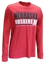 University Of Nebraska LS Playbook Tee Nebraska Cornhuskers, Nebraska  Mens T-Shirts, Huskers  Mens T-Shirts, Nebraska  Long Sleeve, Huskers  Long Sleeve, Nebraska  Mens, Huskers  Mens, Nebraska Red University Of Nebraska LS Playbook Tee Colosseum, Huskers Red University Of Nebraska LS Playbook Tee Colosseum