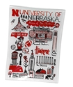 University of Nebraska Glass Trinket Tray Nebraska Cornhuskers, Nebraska  Bedroom & Bathroom, Huskers  Bedroom & Bathroom, Nebraska  Office Den & Entry, Huskers  Office Den & Entry, Nebraska University of Nebraska Glass Trinket Tray Julia Gash, Huskers University of Nebraska Glass Trinket Tray Julia Gash