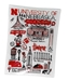 University of Nebraska Glass Trinket Tray - OD-F9815