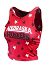 Womens All-Star Nebraska Huskers Crop Nebraska Cornhuskers, Nebraska  Ladies Tops, Huskers  Ladies Tops, Nebraska  Ladies T-Shirts, Huskers  Ladies T-Shirts, Nebraska  Ladies, Huskers  Ladies, Nebraska  Tank Tops, Huskers  Tank Tops, Nebraska Womens Nebraska Huskers First Down Crop Tank, Huskers Womens Nebraska Huskers First Down Crop Tank