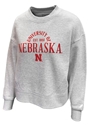 Womens Ash University Of Nebraska Crewneck Nebraska Cornhuskers, Nebraska  Ladies Sweatshirts, Huskers  Ladies Sweatshirts, Nebraska  Ladies, Huskers  Ladies, Nebraska  Crew, Huskers  Crew, Nebraska Womens Ash Grey University Of Nebraska Crewneck League, Huskers Womens Ash Grey University Of Nebraska Crewneck League