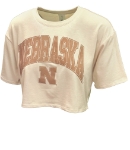 Womens Nebraska Boxy Crop Tee Nebraska Cornhuskers, Nebraska  Ladies T-Shirts, Huskers  Ladies T-Shirts, Nebraska  Short Sleeve, Huskers  Short Sleeve, Nebraska  Ladies, Huskers  Ladies, Nebraska Womens Sand Nebraska Boxy SS Crop Tee Zoozatz, Huskers Womens Sand Nebraska Boxy SS Crop Tee Zoozatz