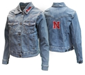 Womens Nebraska Classic Wrangler Denim Jacket Nebraska Cornhuskers, Nebraska  Ladies Outerwear, Huskers  Ladies Outerwear, Nebraska  Ladies, Huskers  Ladies, Nebraska Womens Nebraska Classic Fit Denim Jacket Wrangler, Huskers Womens Nebraska Classic Fit Denim Jacket Wrangler