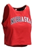 Womens Nebraska First Down Crop - ZT-8H822