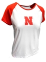 Womens Nebraska Gauge Top Nebraska Cornhuskers, Nebraska  Short Sleeve, Huskers  Short Sleeve, Nebraska  Ladies, Huskers  Ladies, Nebraska  Ladies Tops, Huskers  Ladies Tops, Nebraska  Ladies T-Shirts, Huskers  Ladies T-Shirts, Nebraska Womens Nebraska White With Red Sleeves SS Gauge Tee Concepts Sports, Huskers Womens Nebraska White With Red Sleeves SS Gauge Tee Concepts Sports