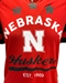 Womens Nebraska Huskers Crown Of Fire V Notch Tee - AT-H4603