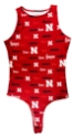 Ladies Nebraska Mosaic Bodysuit Nebraska Cornhuskers, Nebraska  Ladies Tops, Huskers  Ladies Tops, Nebraska Womens Red All Over Nebraska Print Mosaic Bodysuit Concepts Sports, Huskers Womens Red All Over Nebraska Print Mosaic Bodysuit Concepts Sports