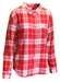 Womens Nebraska Plaid Boyfriend UG Button-Up - AP-E2015