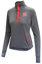 Womens Nebraska Pull Switch Quarter Snap Jacket Nebraska Cornhuskers, Nebraska  Ladies Outerwear, Huskers  Ladies Outerwear, Nebraska  Ladies, Huskers  Ladies, Nebraska Womens Grey Nebraska Pull The Switch 1/4 Snap Jacket Colosseum, Huskers Womens Grey Nebraska Pull The Switch 1/4 Snap Jacket Colosseum