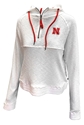 Womens Nebraska Quarter Zip Waffle Sweater Nebraska Cornhuskers, Nebraska  Ladies Outerwear, Huskers  Ladies Outerwear, Nebraska  Ladies, Huskers  Ladies, Nebraska Womens White Nebraska 1/4 Zip Trainer Sweater Waffle Colosseum, Huskers Womens White Nebraska 1/4 Zip Trainer Sweater Waffle Colosseum