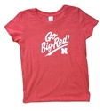 Youth Girls Nebraska Go Big Red Hustle Tee Nebraska Cornhuskers, Nebraska  Youth, Huskers  Youth, Nebraska  Kids, Huskers  Kids, Nebraska  Short Sleeve, Huskers  Short Sleeve, Nebraska Youth Girls Nebraska Heather Red Go Big Red SS Tee Charlie Hustle, Huskers Youth Girls Nebraska Heather Red Go Big Red SS Tee Charlie Hustle