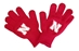 Youth Huskers Tailgate Knit Gloves - YT-C6050