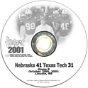 2001 Nebraska Vs Texas Tech Husker football, Nebraska cornhuskers merchandise, husker merchandise, nebraska merchandise, nebraska cornhuskers dvd, husker dvd, nebraska football dvd, nebraska cornhuskers videos, husker videos, nebraska football videos, husker game dvd, husker bowl game dvd, husker dvd subscription, nebraska cornhusker dvd subscription, husker football season on dvd, nebraska cornhuskers dvd box sets, husker dvd box sets, Nebraska Cornhuskers, 2001 Texas Tech