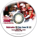 2008 Dvd San Jose State Husker football, Nebraska cornhuskers merchandise, husker merchandise, nebraska merchandise, nebraska cornhuskers dvd, husker dvd, nebraska football dvd, nebraska cornhuskers videos, husker videos, nebraska football videos, husker game dvd, husker bowl game dvd, husker dvd subscription, nebraska cornhusker dvd subscription, husker football season on dvd, nebraska cornhuskers dvd box sets, husker dvd box sets, Nebraska Cornhuskers, 2008 San Jose State