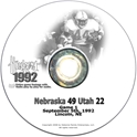 1992 Utah Husker football, Nebraska cornhuskers merchandise, husker merchandise, nebraska merchandise, nebraska cornhuskers dvd, husker dvd, nebraska football dvd, nebraska cornhuskers videos, husker videos, nebraska football videos, husker game dvd, husker bowl game dvd, husker dvd subscription, nebraska cornhusker dvd subscription, husker football season on dvd, nebraska cornhuskers dvd box sets, husker dvd box sets, Nebraska Cornhuskers, 1992 Utah