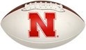 Huskers Autograph White Panel Ball Nebraska cornhuskers, husker football, nebraska cornhuskers merchandise, husker merchandise, husker football, nebraska collector football, husker collector football, nebraska cornhusker autograph football, adidas autograph football