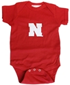 Husker Lap Shoulder Creeper Nebraska Cornhuskers, Nebraska  Infant, Huskers  Infant, Nebraska Infant Lap Shoulder Creeper, Huskers Infant Lap Shoulder Creeper