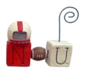 Nebraska Bead Block Note Holder Nebraska cornhuskers, husker football, nebraska merchandise, husker merchandise, husker note holder, nebraska note holder